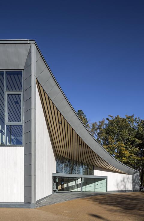 Entrance to the Hawkhead Centre, by Page Park Architects