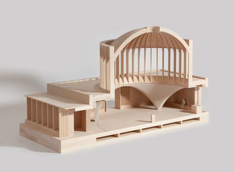 Temple Section Model