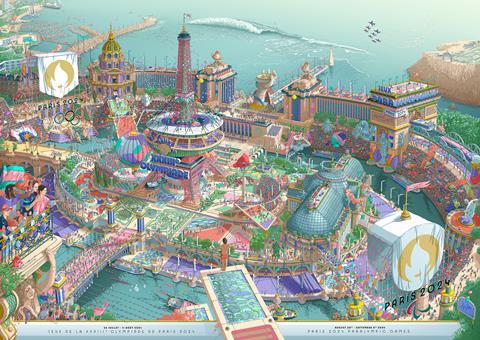 Official Posters of the Paris 2024 Games