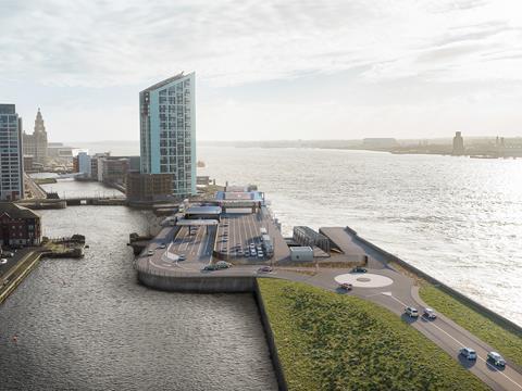 High Level View: Isle of Man Ferry Terminal in Liverpool by The Manser Practice