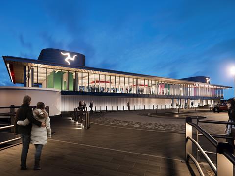 Terminal Approach: Isle of Man Ferry Terminal in Liverpool by The Manser Practice