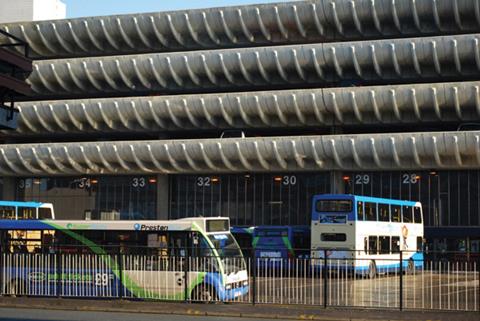 Preston’s brutalist bus garage.
