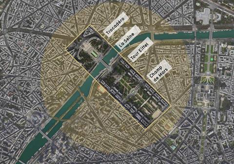 Paris contest Tour Eiffel_site plan