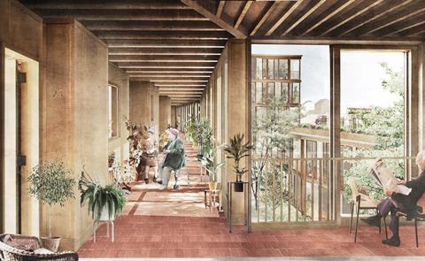 Witherford Watson Mann's new Bermondsey almshouse for United Saint Saviour's Charity: gallery