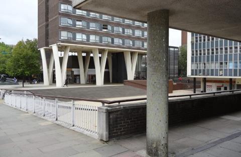 Grade II listed Brooke House in Basildon, seen from Freedom House