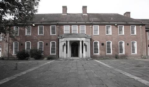 The existing Sargeants' Mess building in Bordon, Hampshire