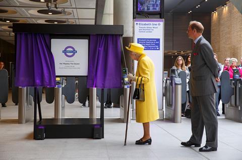 Queen opening Elizabeth line