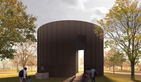Serpentine Pavilion 2022_Black Chapel by Theaster Gates. Interior view_c_2022 Theaster Gates Studio