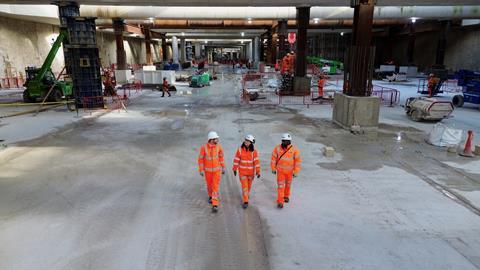 Foundations complete for HS2's Old Oak Common high speed station (1)