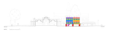 Dulwich Picture Gallery - Colour Palace - Dulwich Pavilion 2019_Site_section