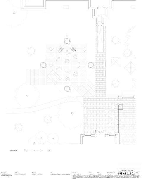 Dulwich Picture Gallery - Colour Palace - Dulwich Pavilion 2019_Floor_plan