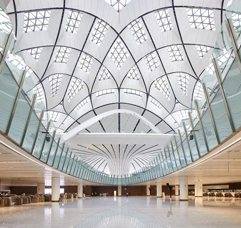 Beijing Daxing International Airport, designed by Zaha Hadid Architects 