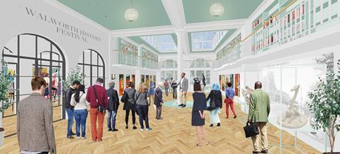 Feix & Merlin's winning Walworth Town Hall proposal. Arts and culture hub