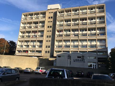 Threatened building on the Alton Estate