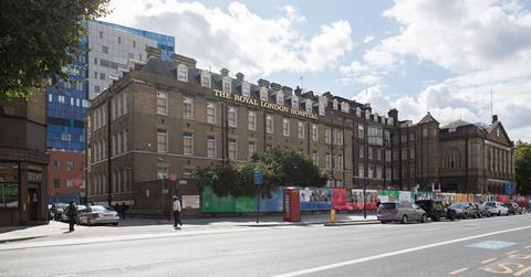 The former Royal London Hospital in Whitechapel