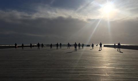 Mikhail Riches staff on a day trip to dRMM's Stirling Prize-winning Hastings Pier