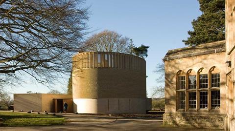 Bishop Edward King Chapel at Ripon College, Oxfordshire, designed by Niall McLaughlin Architects