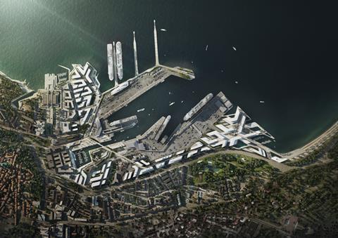 Zha port of tallinn masterplan render by va 004