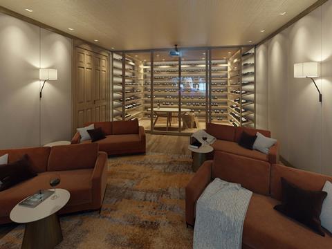 The cinema room and wine cellar at Headfort Place under Adam Architecture's plans