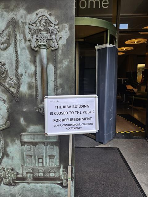 RIBA closed 2