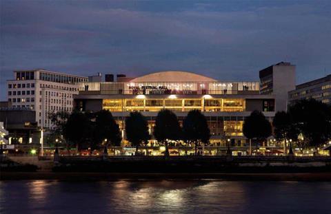 Tibbatts Abel and Southbank Centre proposal for Pergola on the Royal Festival Hall