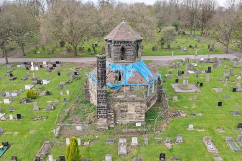 St Michael’s Cemetery Chapel, CAV Aerial 9