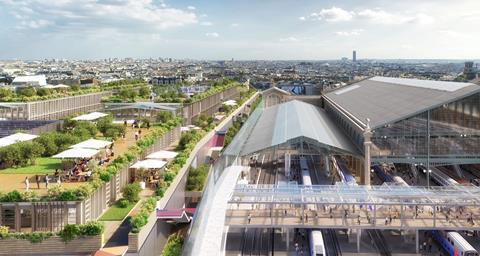 Plans to transform the Gare du Nord in Paris, drawn up by Valode & Pistre Architectes and SNCF in conjunction with retail developer CEETRUS