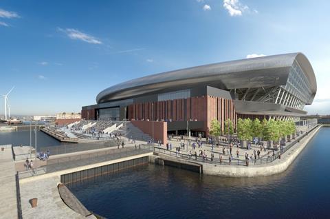 West Stand Everton new