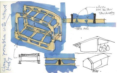 Concept sketch for doctors of the world project, credit rshp 2