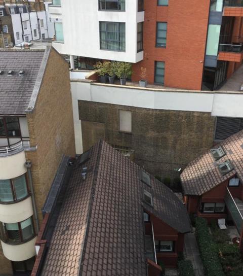 The houses at 16-19 Montpelier Mews that would be demolished to make way for Darling Associates' new flats