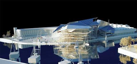 Behnisch and Behnisch - The Harbourside Centre for Performing Arts proposal for Bristol