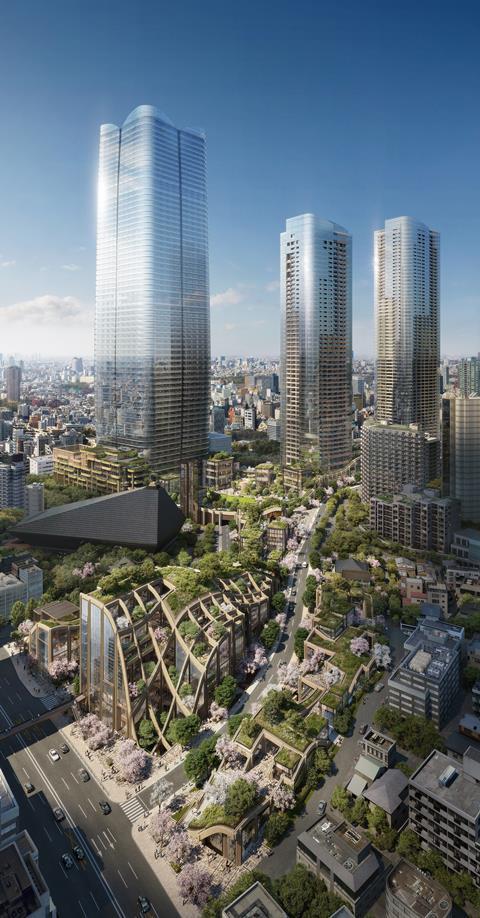 Toranomon-Azabudai project, Tokyo - Panorama