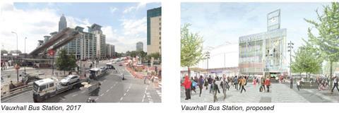fifth studio Vauxhall Bus Station then and now