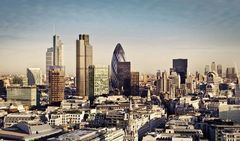 Tall buildings - London skyline