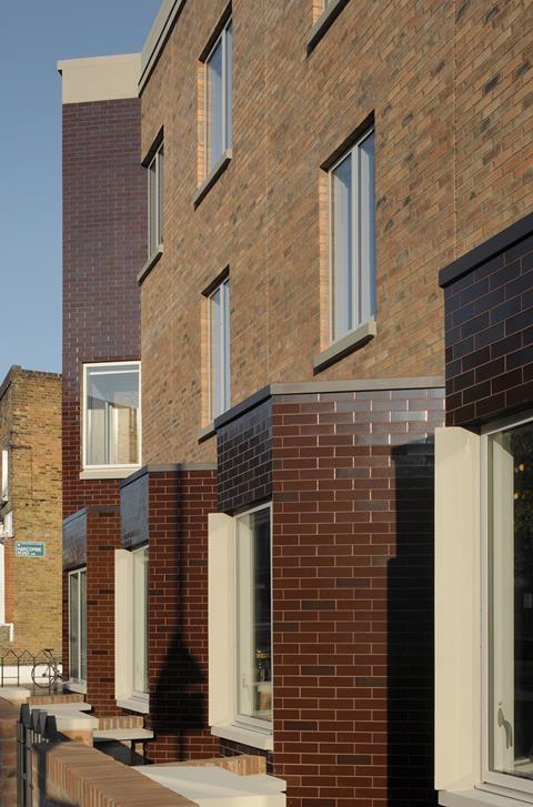 Stephen Taylor Architects' Aikin Villas project for Hackney council