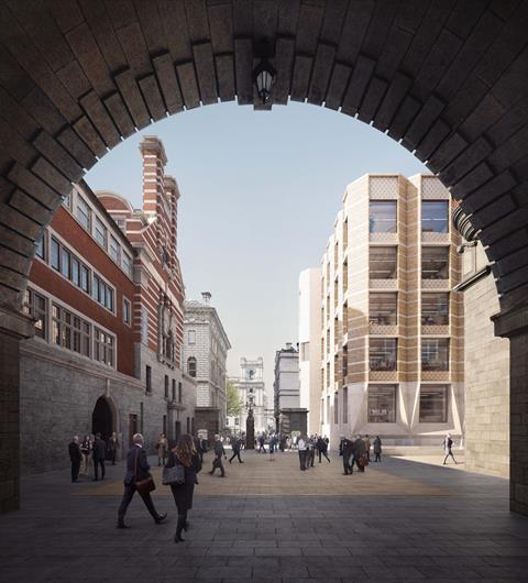 Richmond House from Commissioner's Yard, under AHMM's proposals