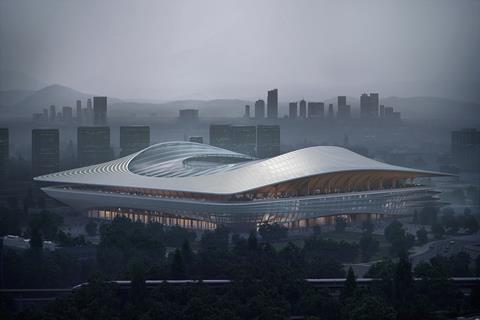 7_ZHA_Xi’an International Football Centre_Render_by_Atchain