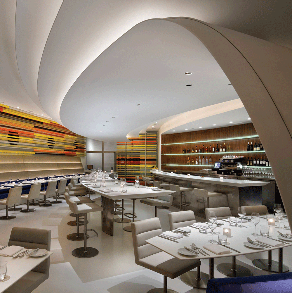 The Wright restaurant in New York’s Guggenheim Museum